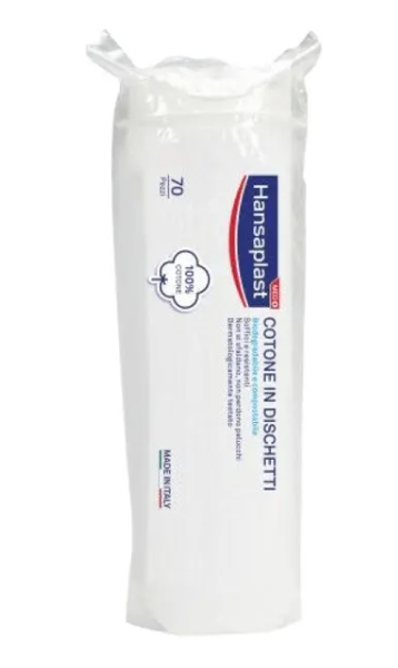 Hansaplast Cotone in Dischetti 70 pezzi